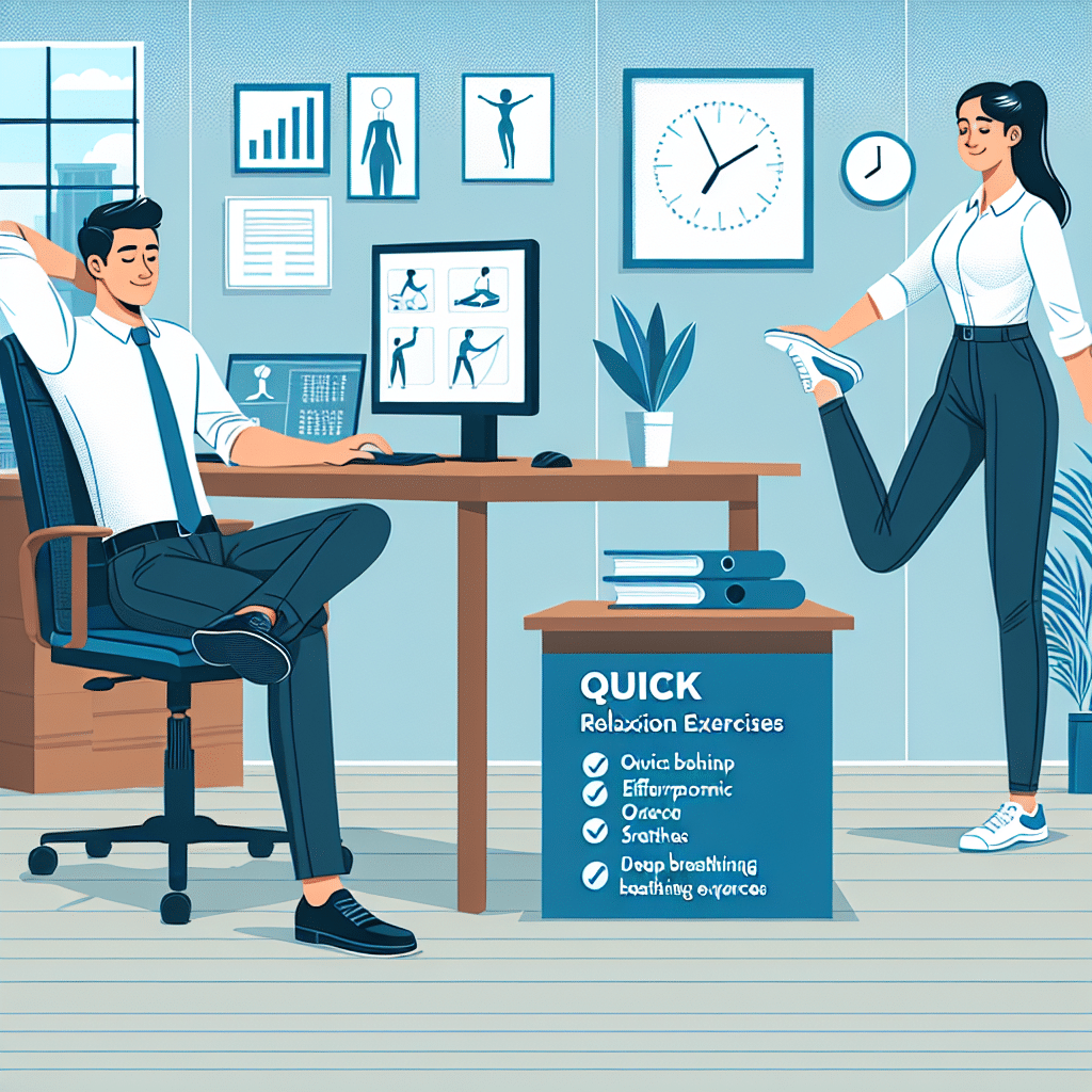exercícios de relaxamento rápidos que você pode fazer no escritório