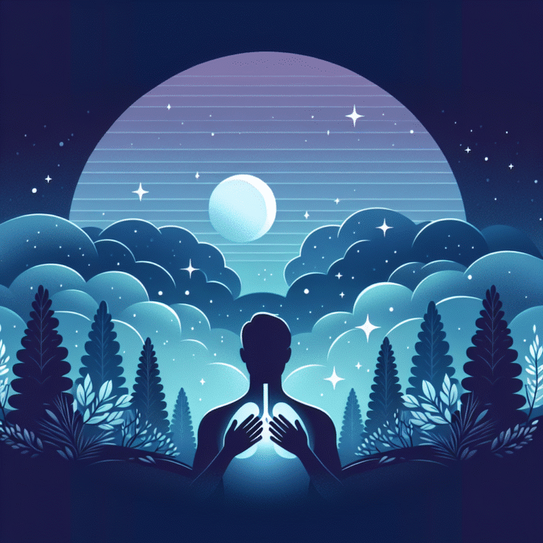 respiração profunda para um relaxamento noturno efetivo