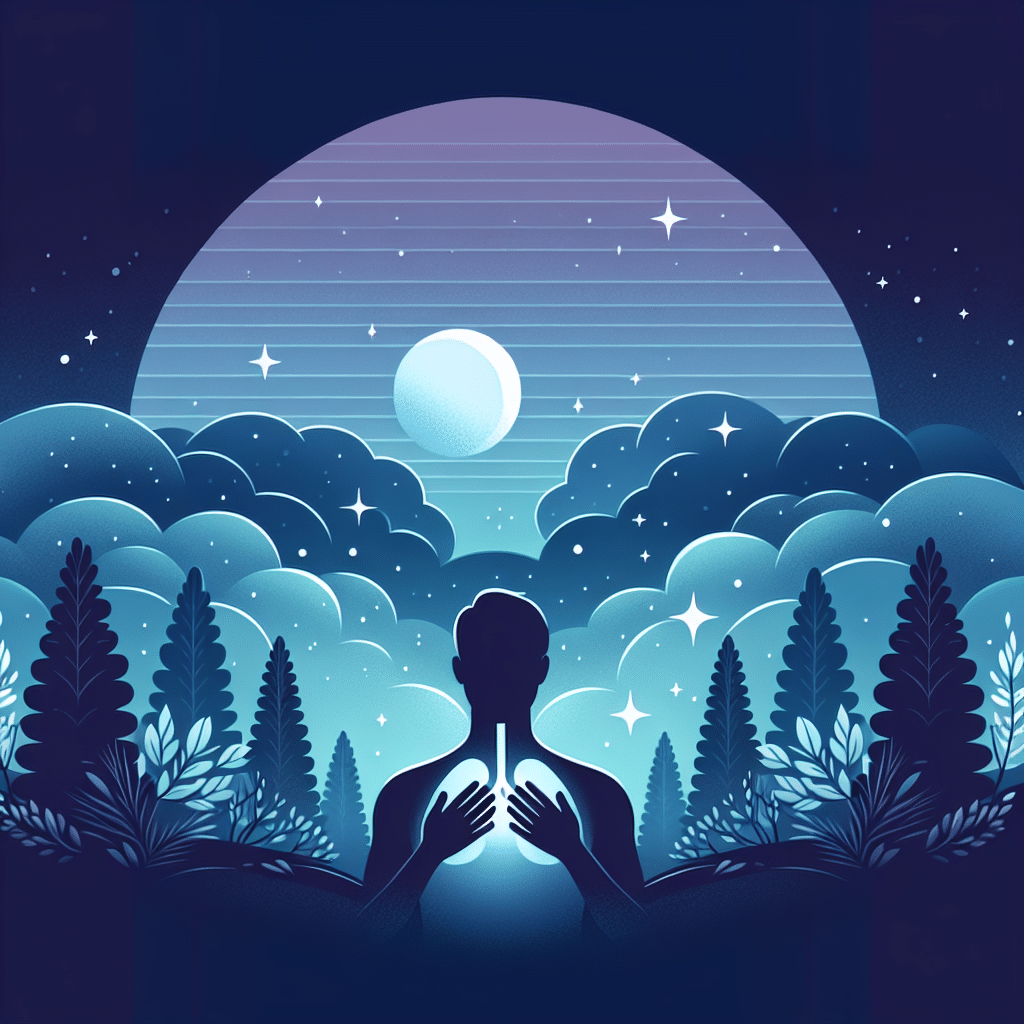 respiração profunda para um relaxamento noturno efetivo