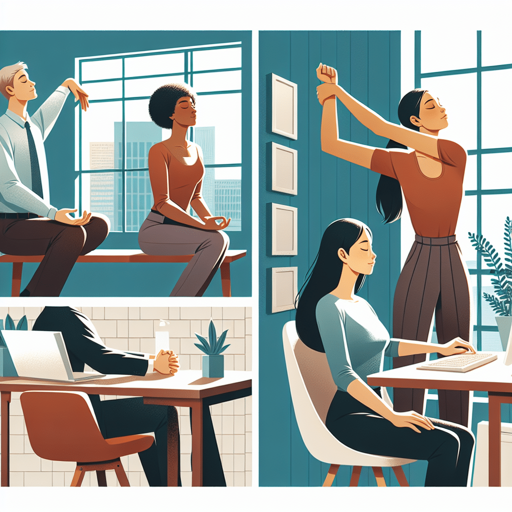 exercícios de relaxamento rápidos que você pode fazer no escritório