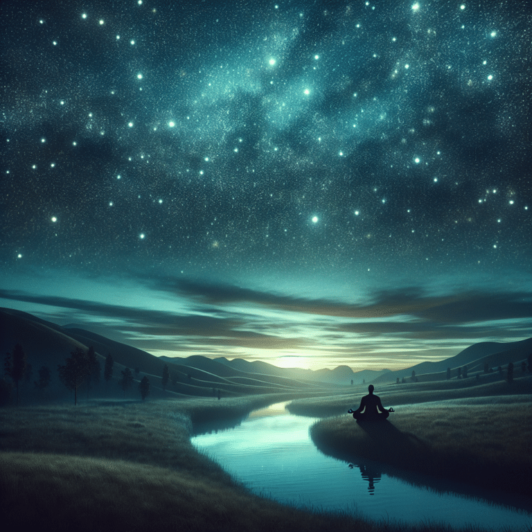 meditação guiada para uma noite de sono profundo