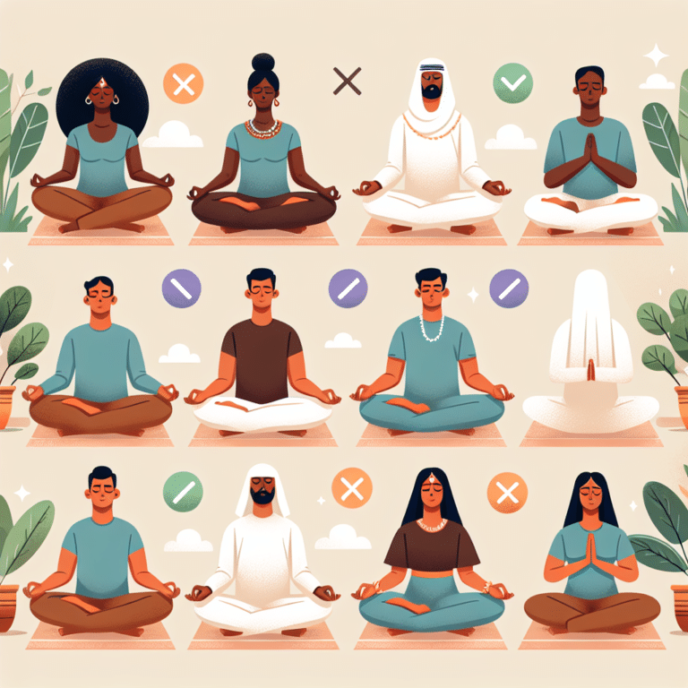 guia de posturas corretas para meditar