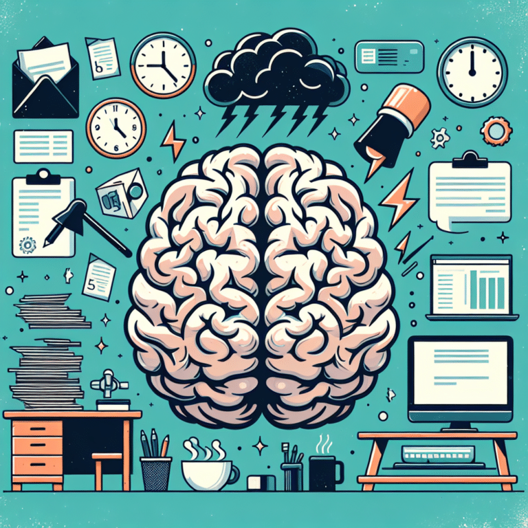como lidar com sobrecarga mental no trabalho
