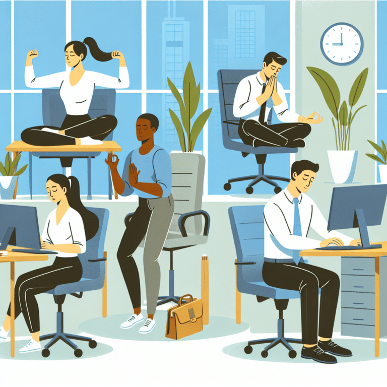 exercícios de relaxamento rápidos que você pode fazer no escritório