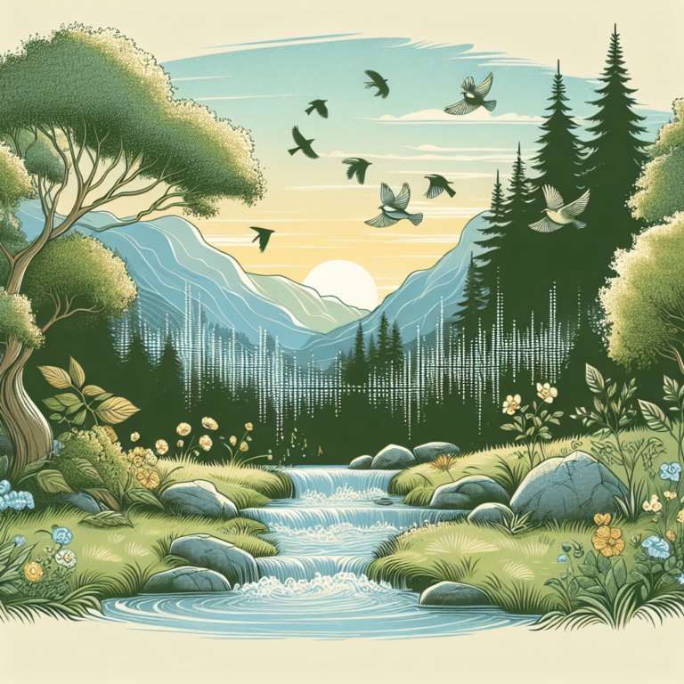 sons da natureza para facilitar relaxamento e meditação