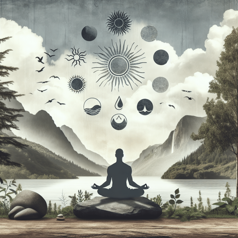 como equilibrar emoções com meditação.